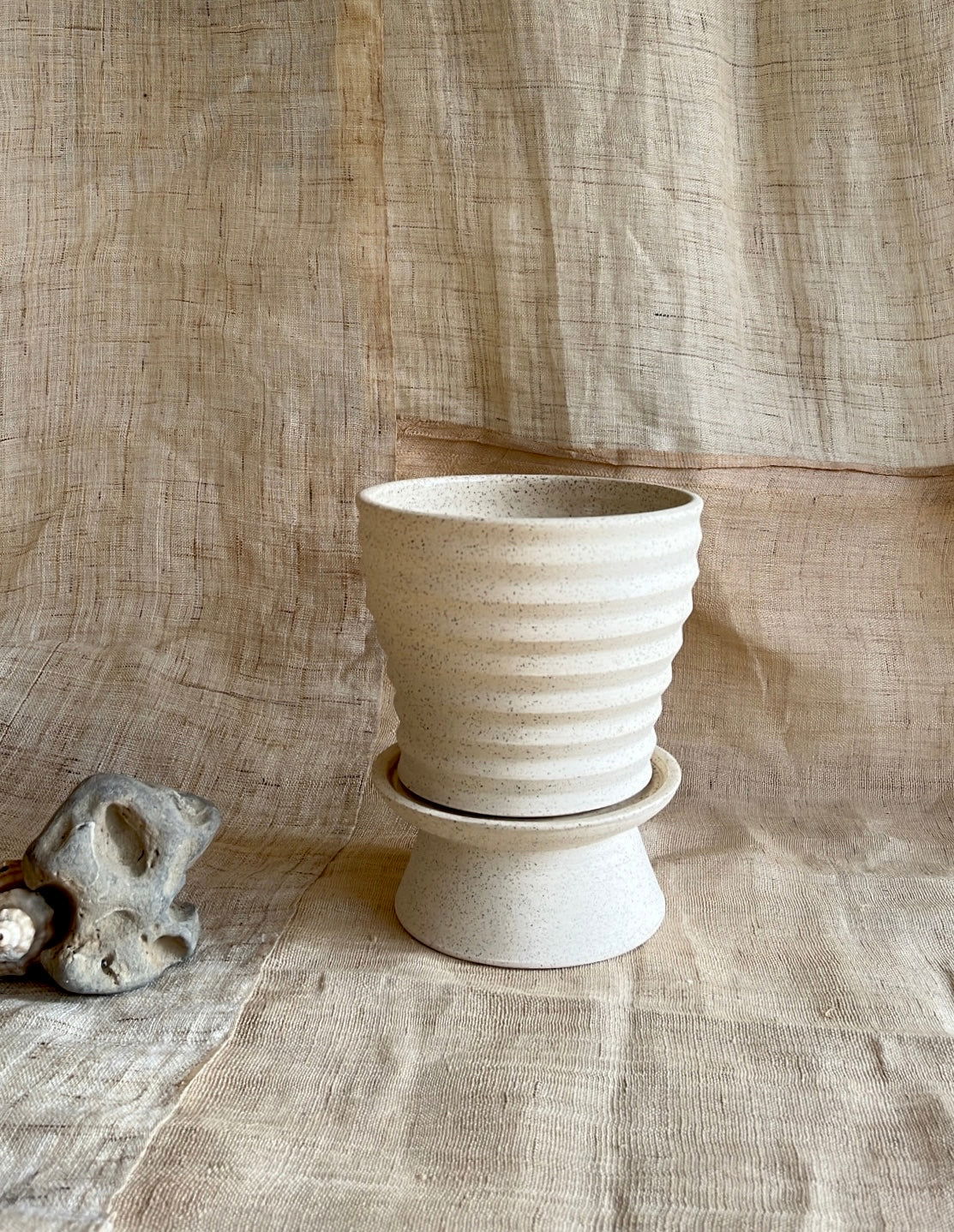 1 c/c pedestal saucer set - Mipa's pots and plants