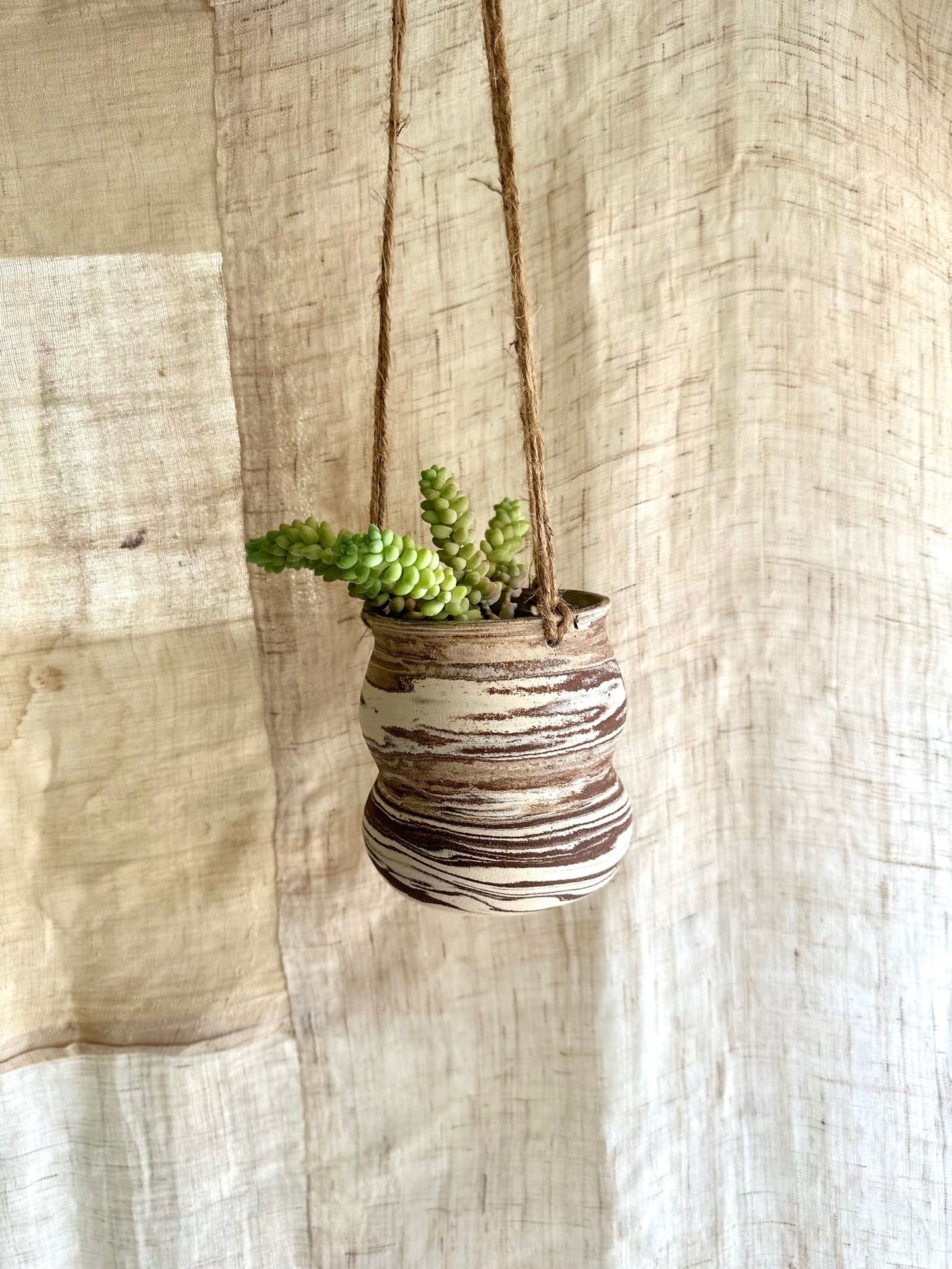 62 chocolate swirl planter - Mipa's pots and plants