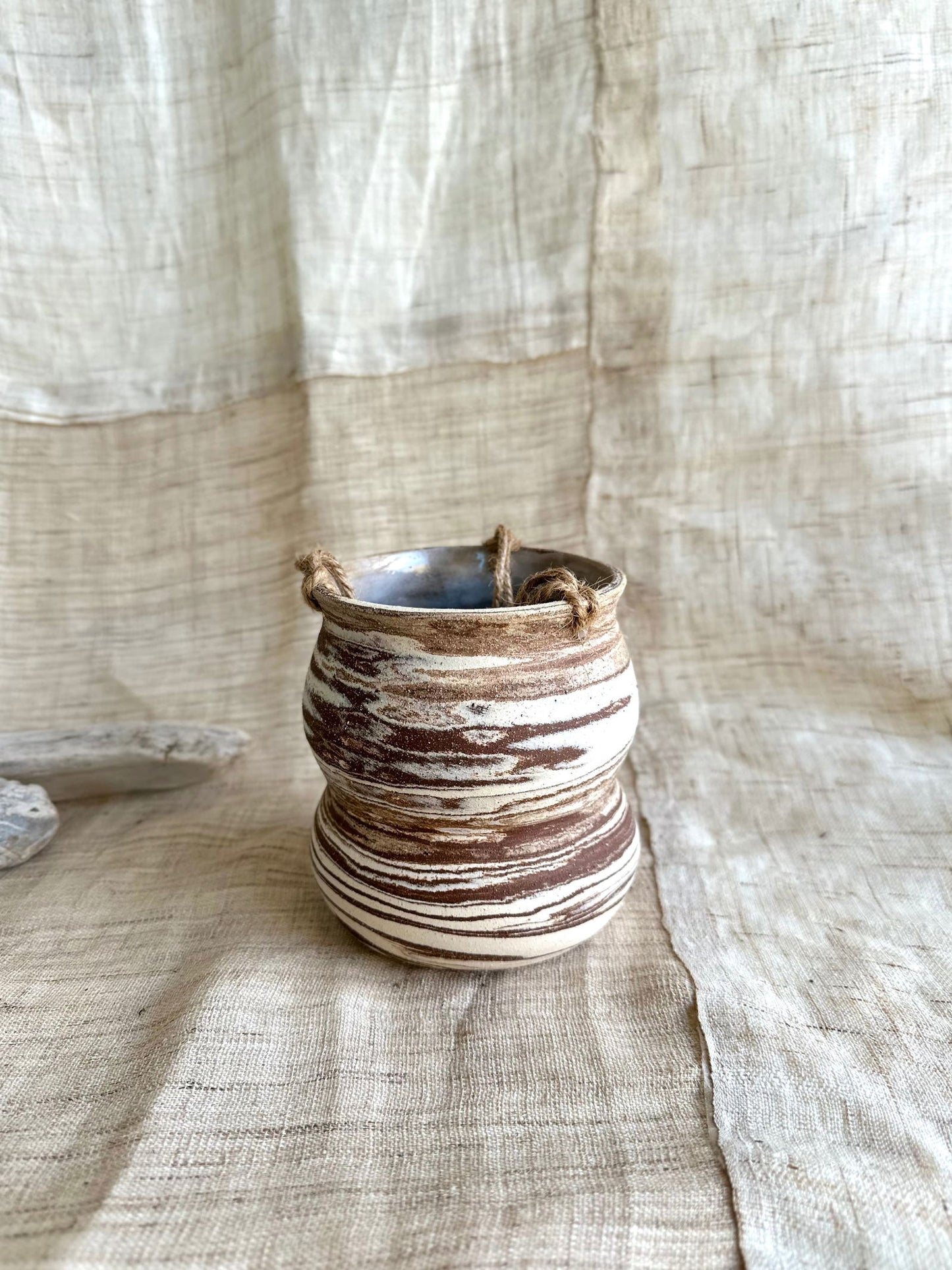 62 chocolate swirl planter - Mipa's pots and plants