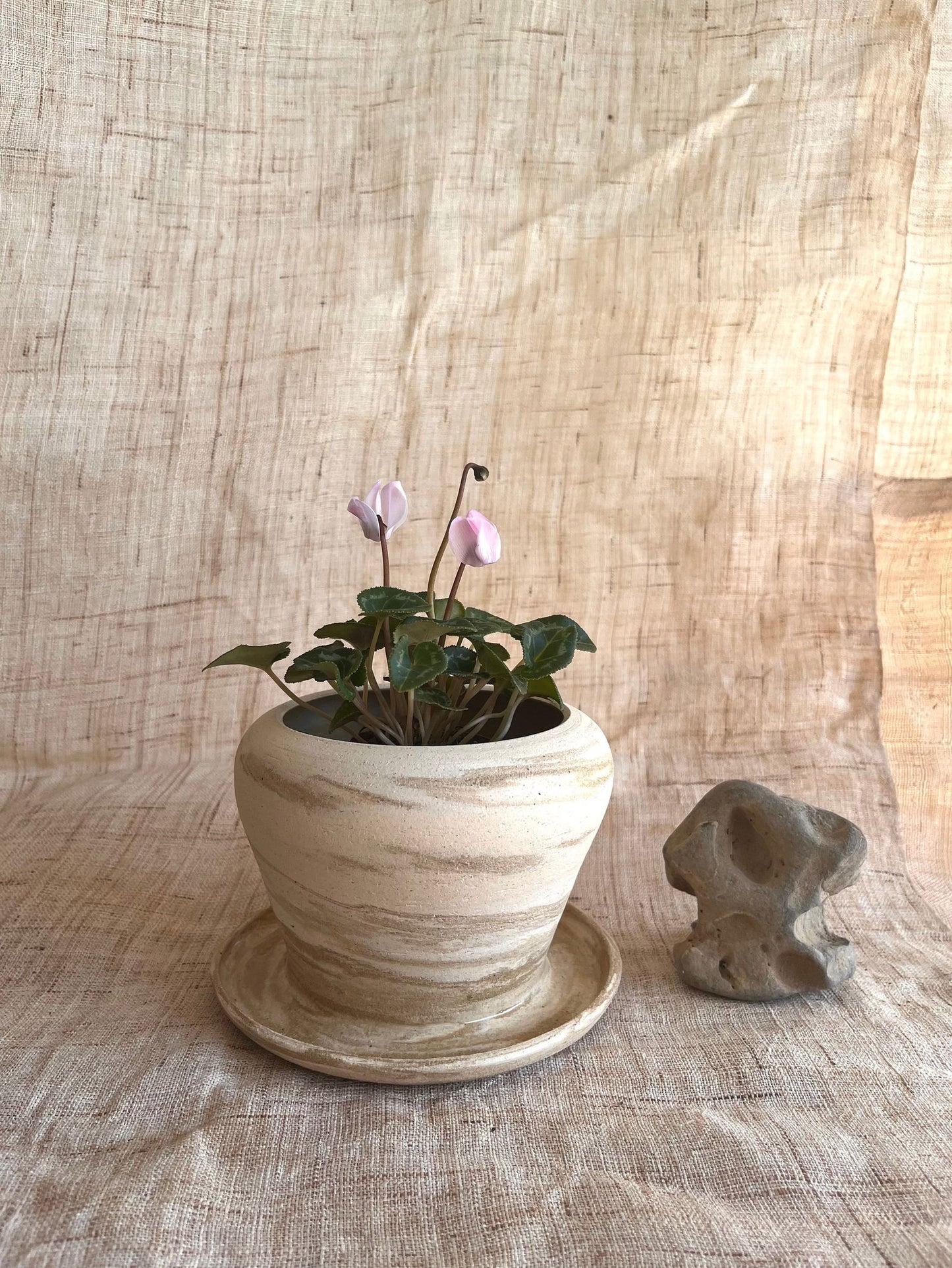 67 mud/cream planter - Mipa's pots and plants