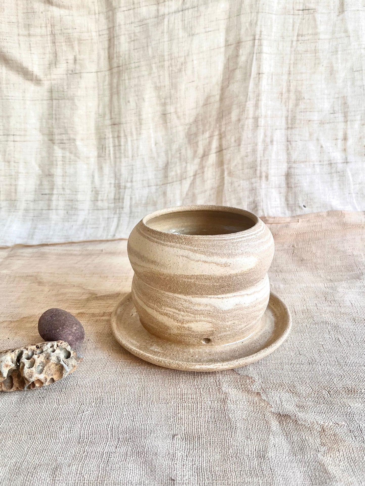 67 mudcream planter - Mipa's pots and plants