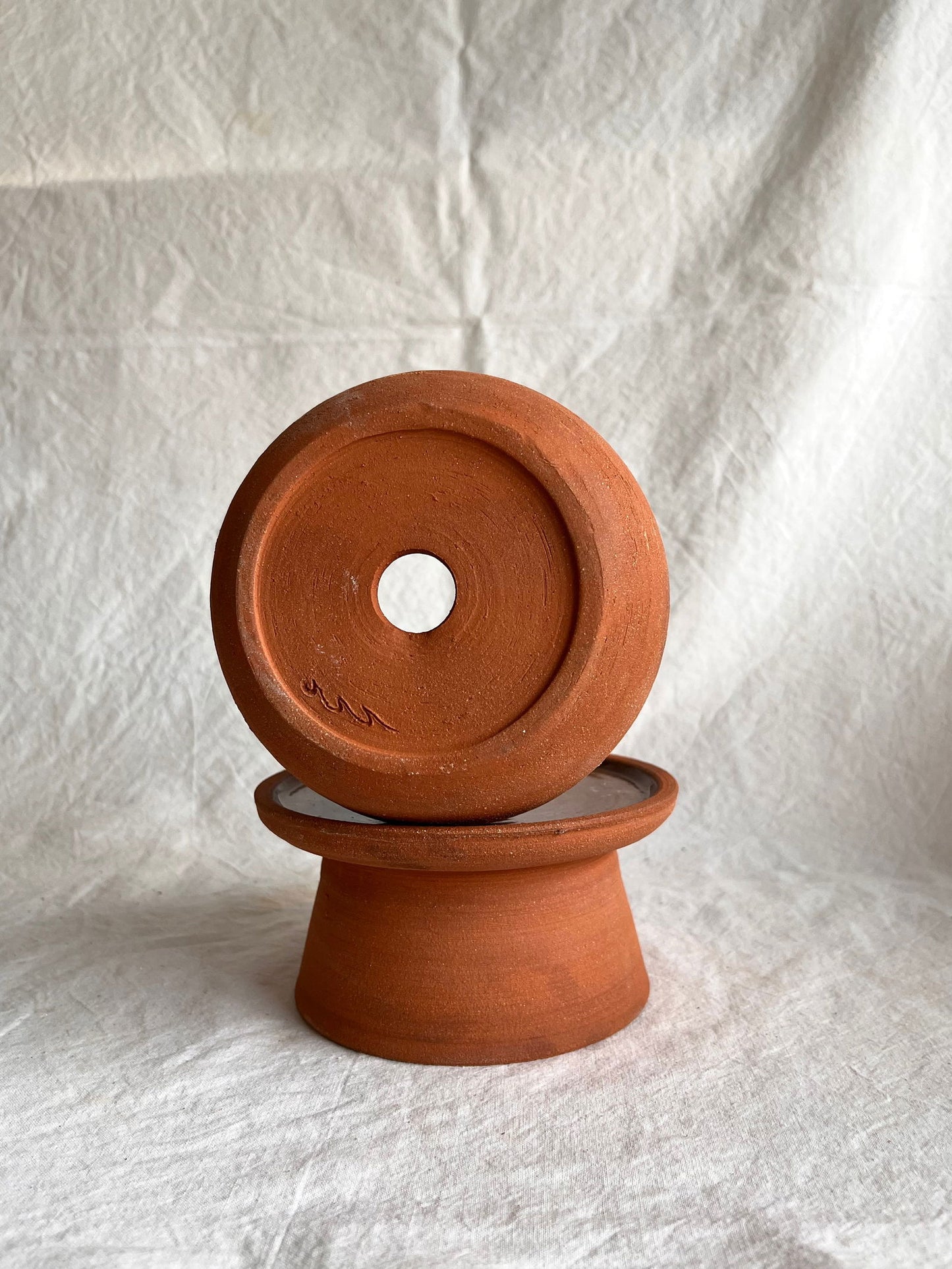 6 pedestal saucer set - Mipa's pots and plants