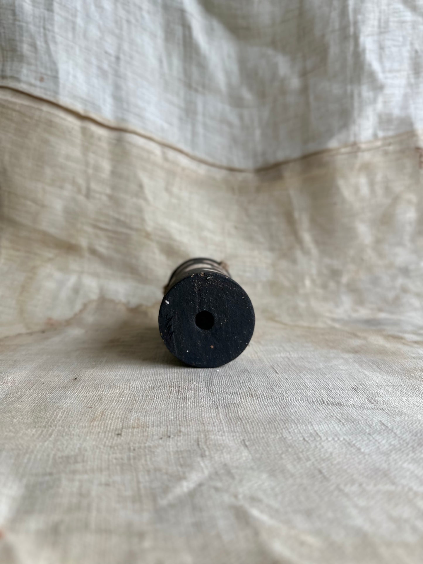 79 black inlay skinny hanging planter