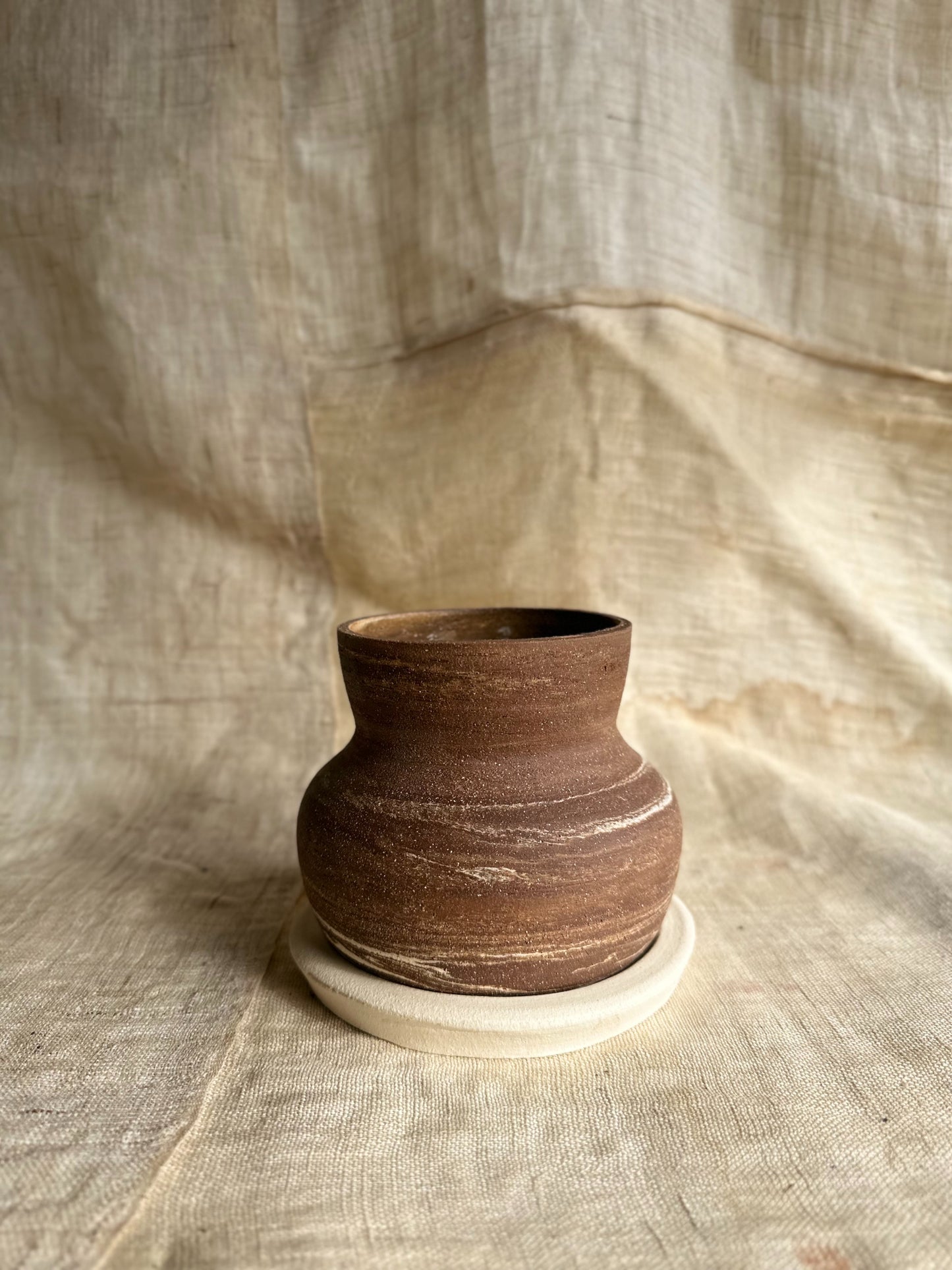 25 chocolate swirl planter set