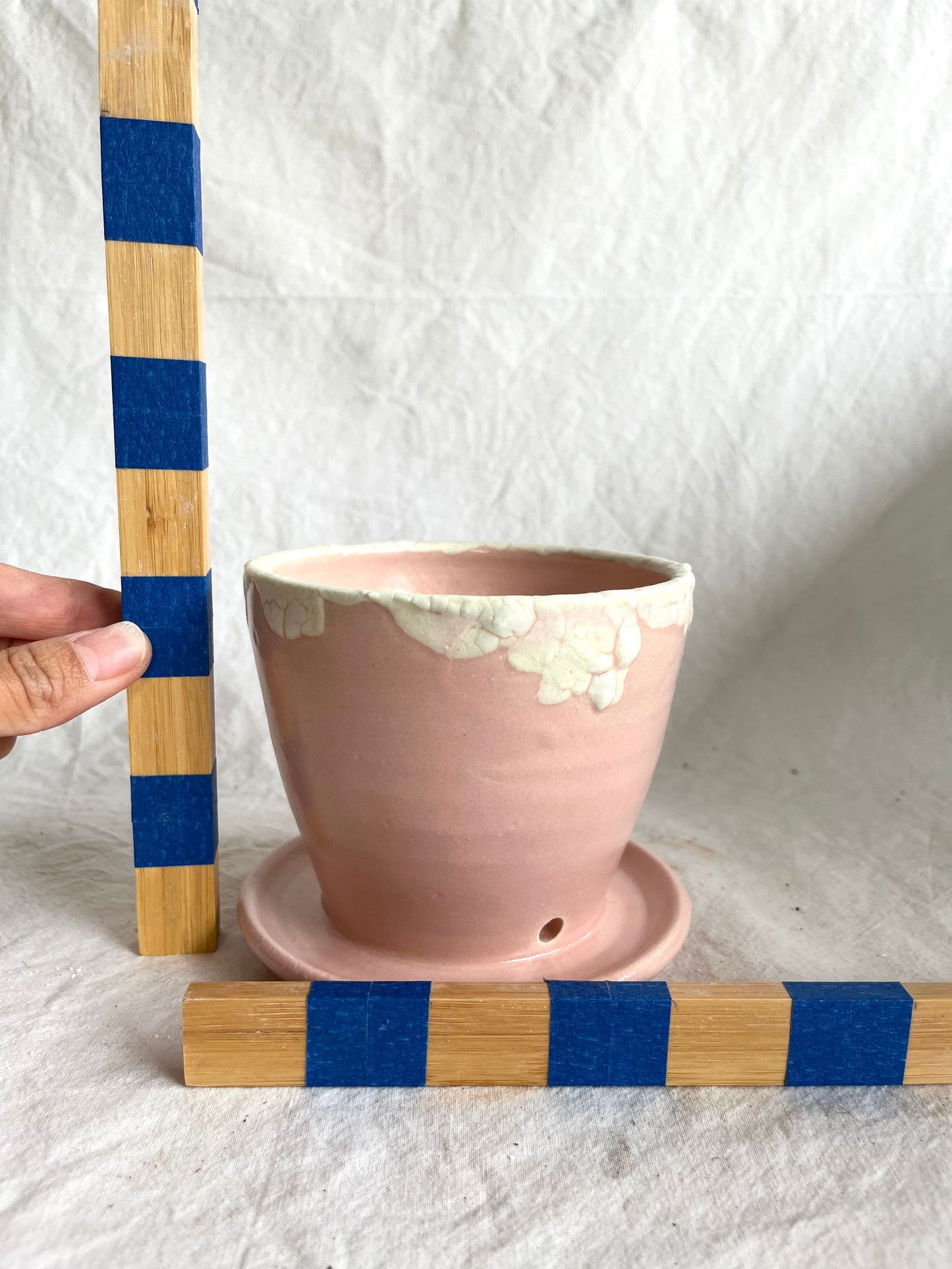 (Sale) 22 baby pink planter - Mipa's pots and plants