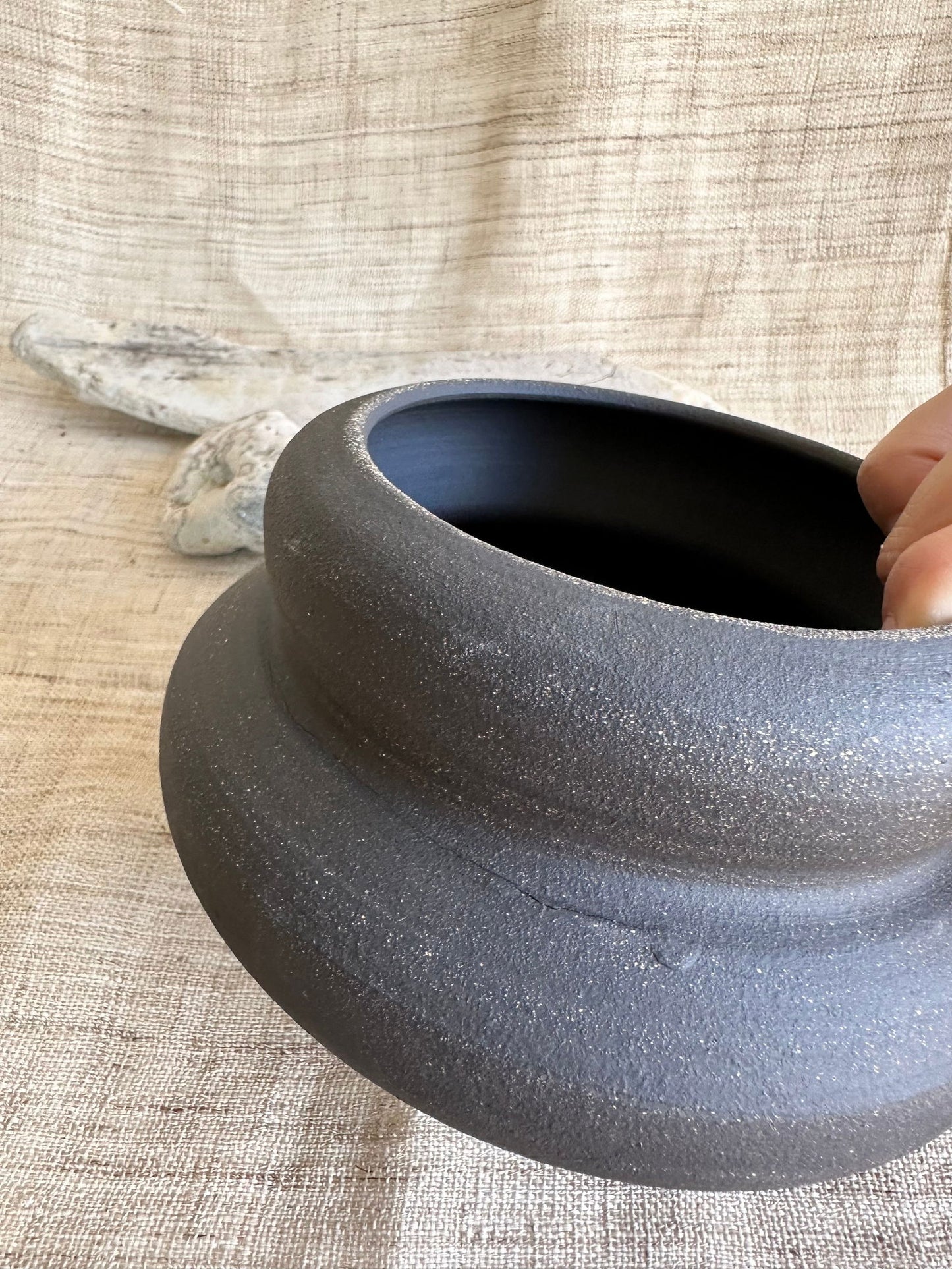 (Sale) 81 black bubble planter - Mipa's pots and plants