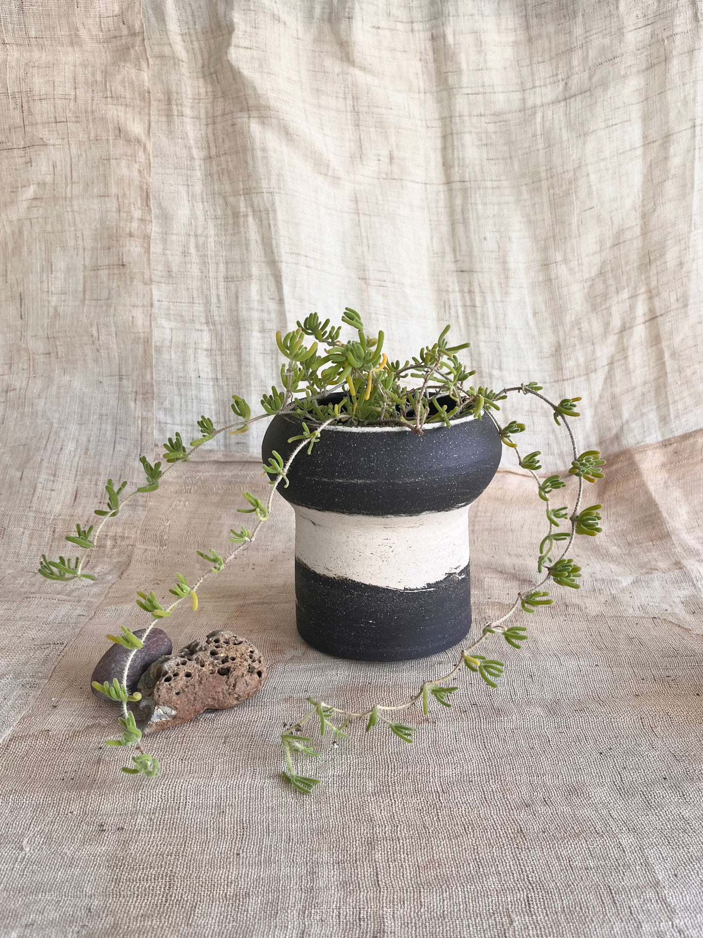 (Seconds) 19 ink wash planter - Mipa's pots and plants