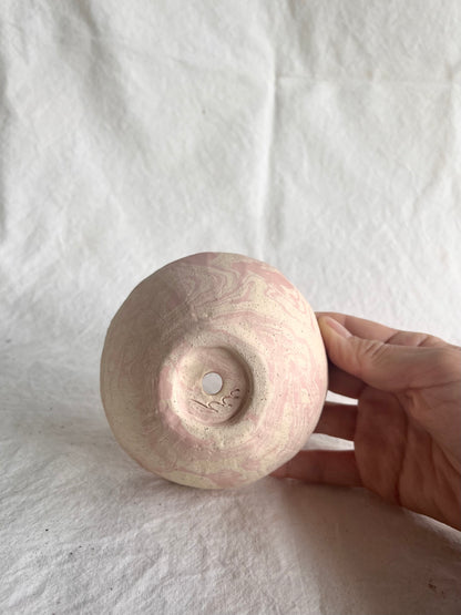 14 pink marble planter