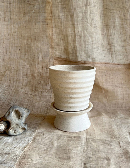 1 c/c pedestal saucer set - Mipa's pots and plants
