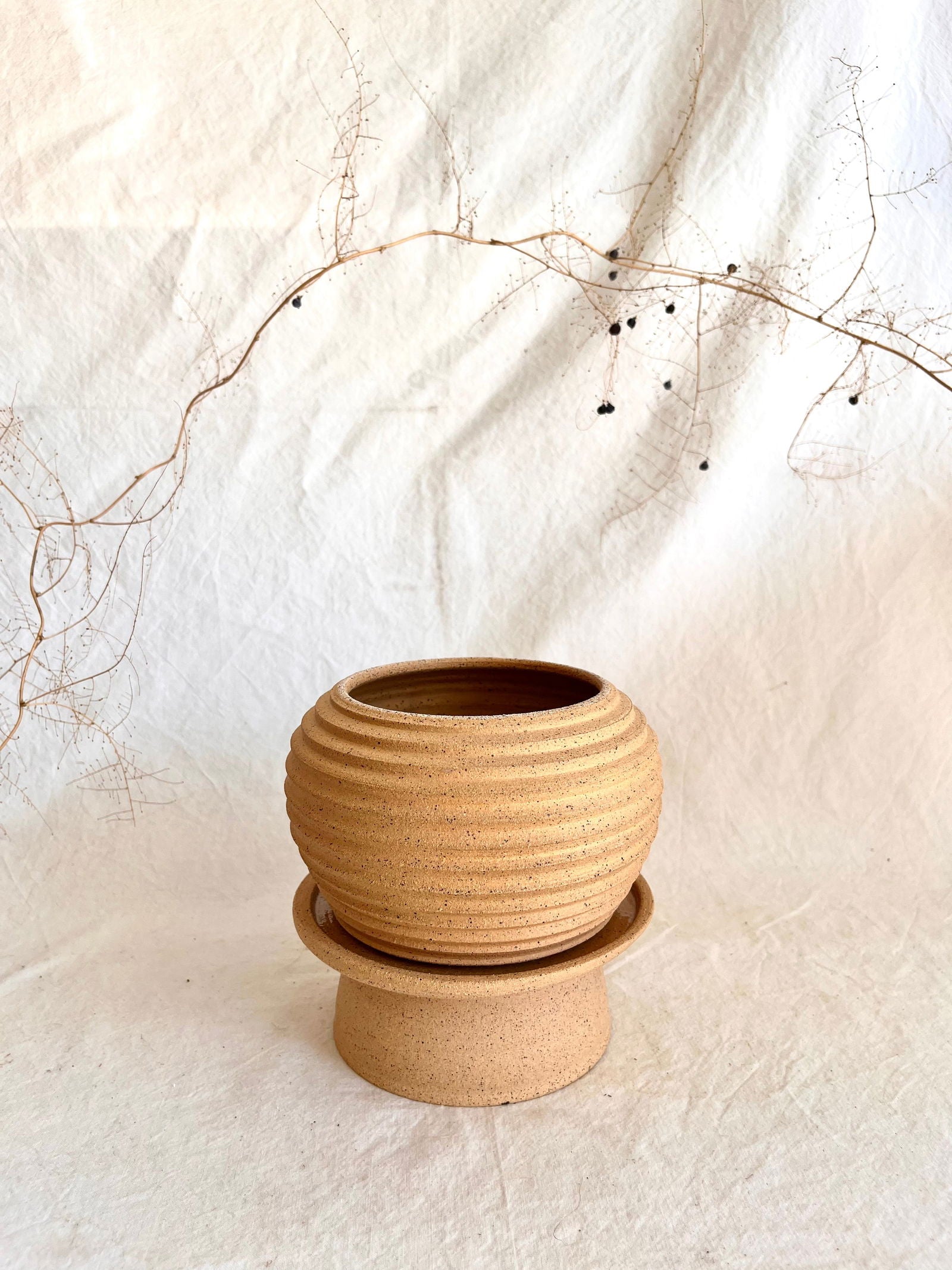 20 pedestal saucer set - Mipa's pots and plants