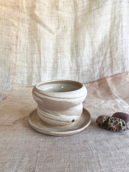 22 mudcream planter - Mipa's pots and plants