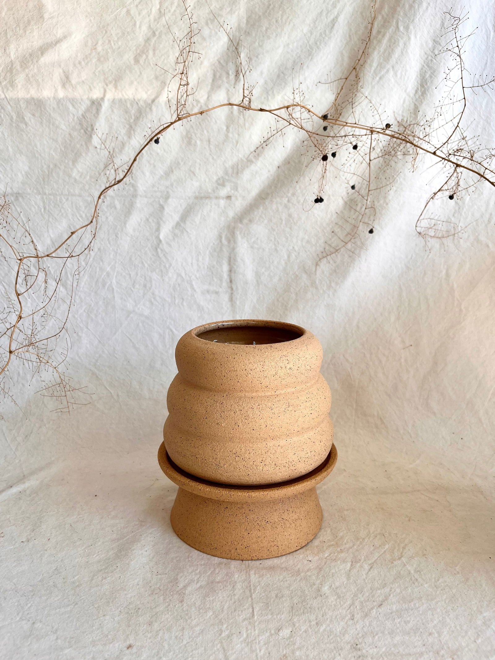 22 pedestal saucer set - Mipa's pots and plants