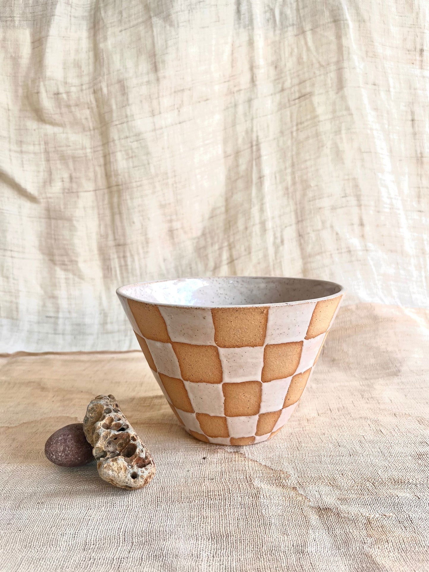 38 S.B checkers planter - Mipa's pots and plants