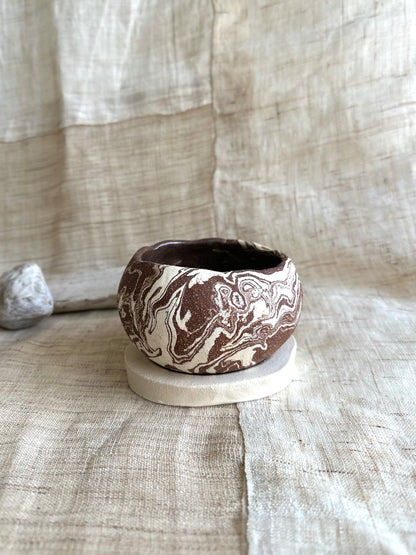 34 chocolate swirl planter set