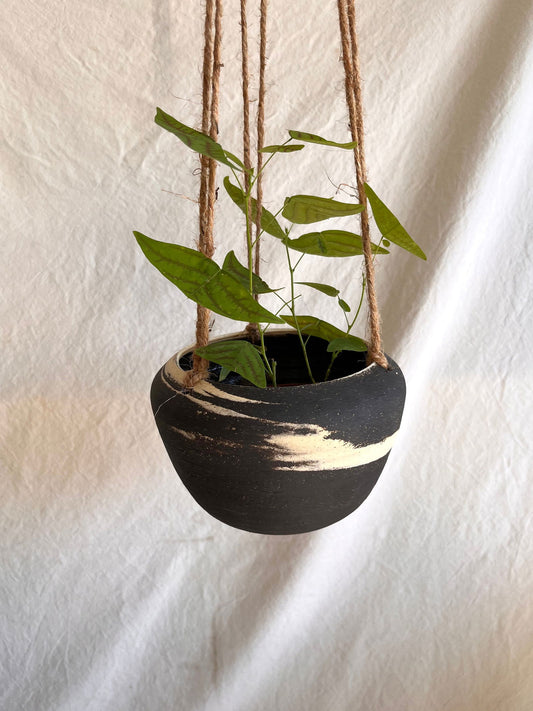 48 b&w marble planter - Mipa's pots and plants