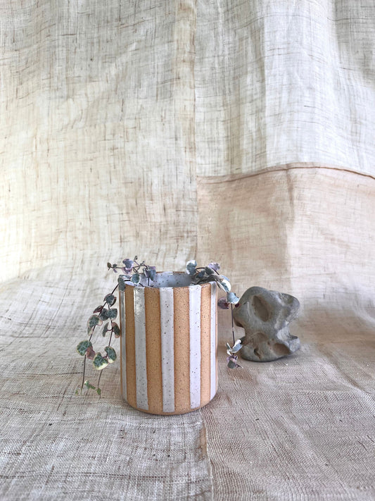 53 S.B striped planter - Mipa's pots and plants