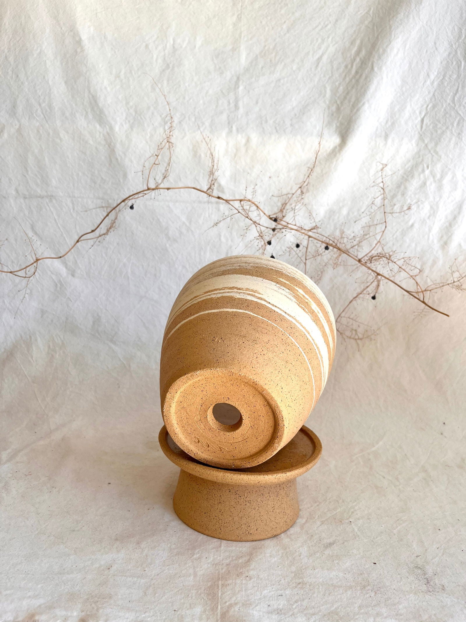55 pedestal saucer set - Mipa's pots and plants