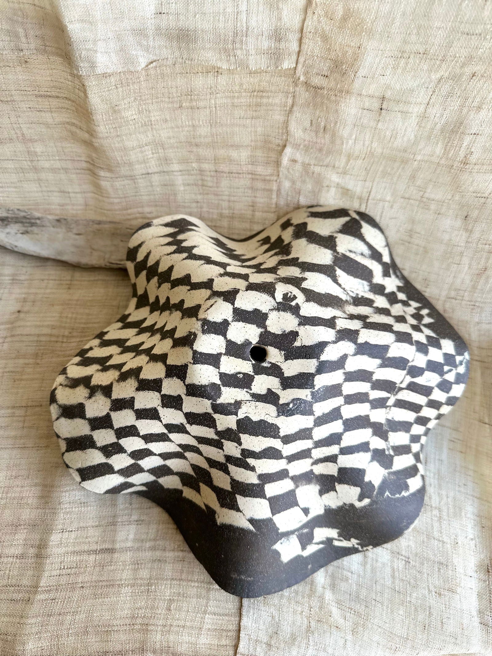 58 b/w checkers planter set - Mipa's pots and plants