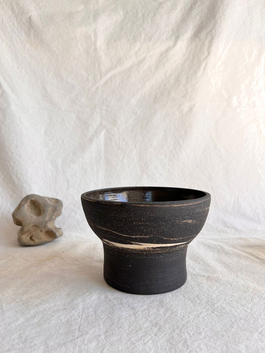 5 b/w marble planter - Mipa's pots and plants