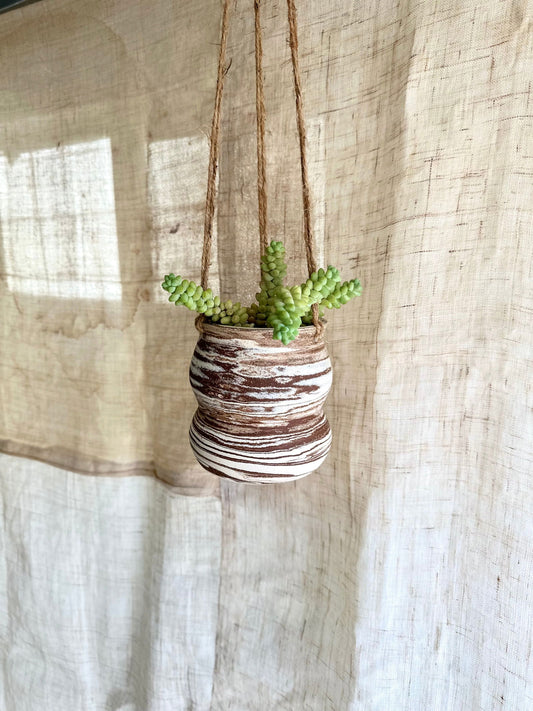 62 chocolate swirl planter - Mipa's pots and plants