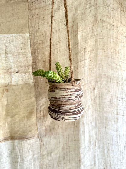 62 chocolate swirl planter - Mipa's pots and plants