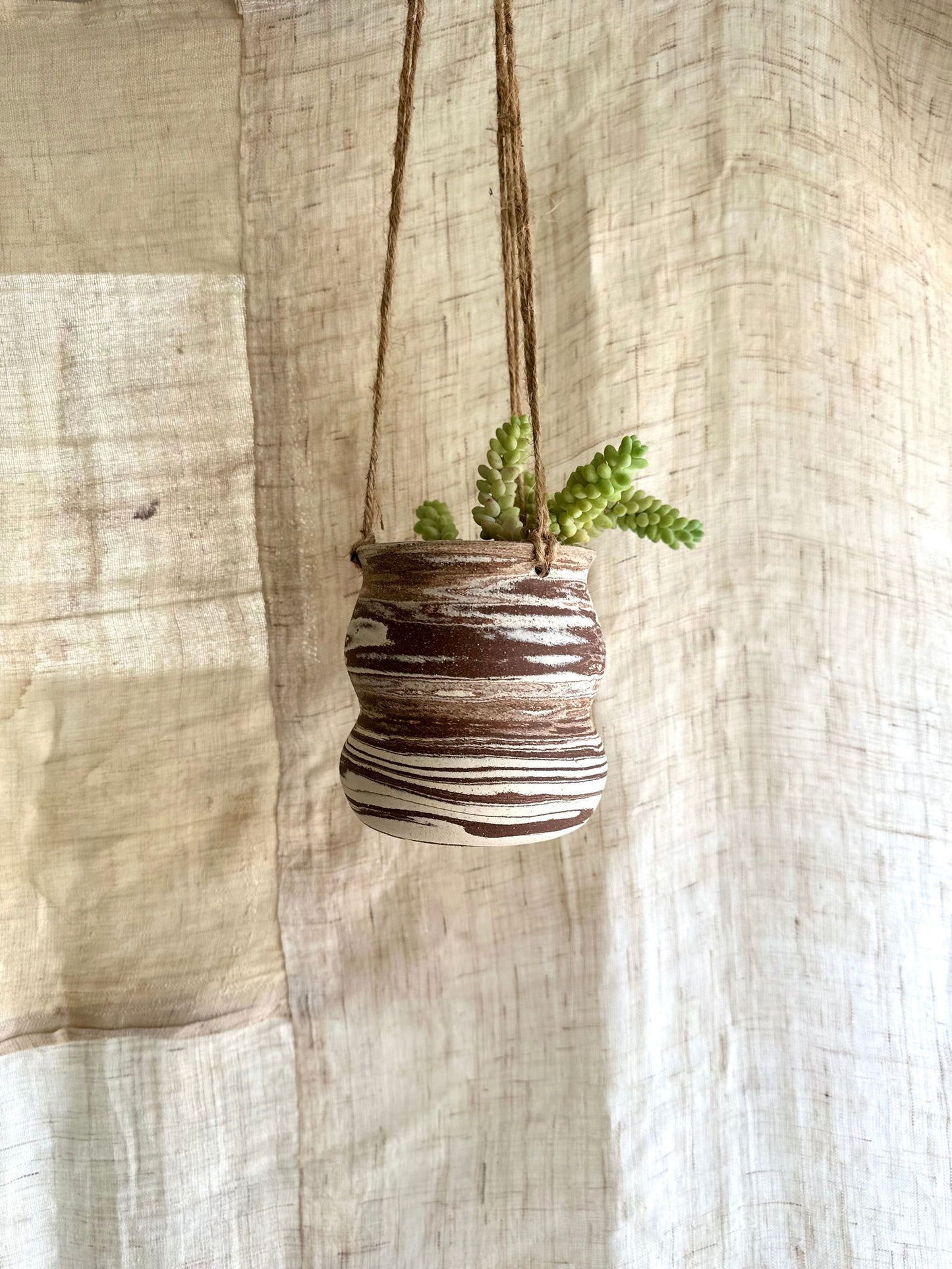 62 chocolate swirl planter - Mipa's pots and plants