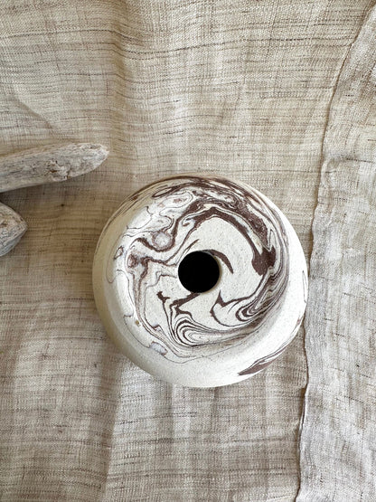 63 chocolate swirl planter - Mipa's pots and plants