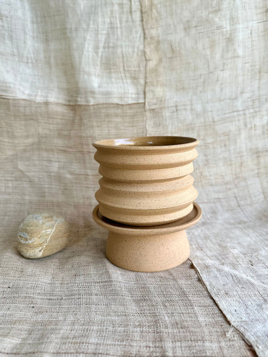 66 s.b. pedestal saucer set - Mipa's pots and plants