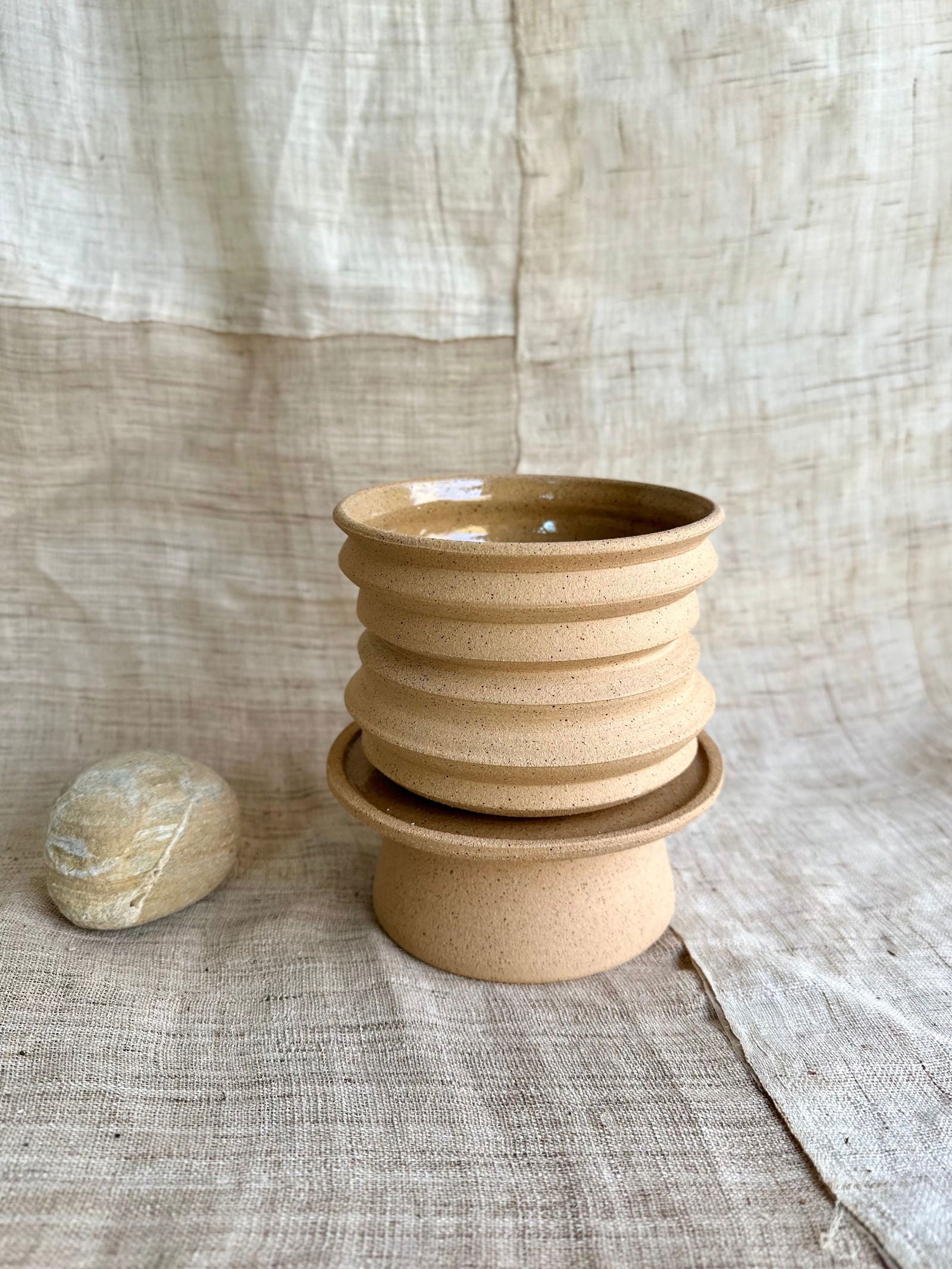 66 s.b. pedestal saucer set - Mipa's pots and plants