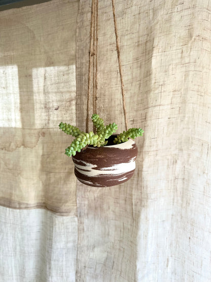 60 chocolate swirl planter