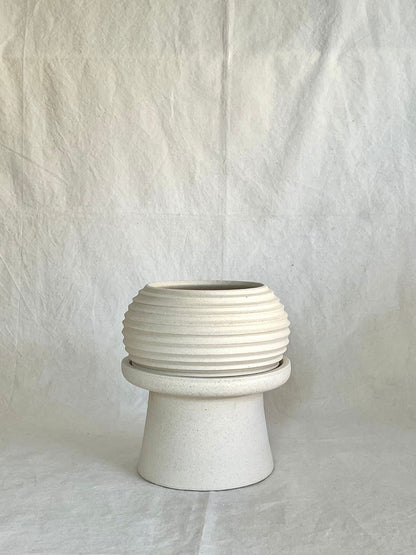7 Pedestal saucer set - Mipa's pots and plants