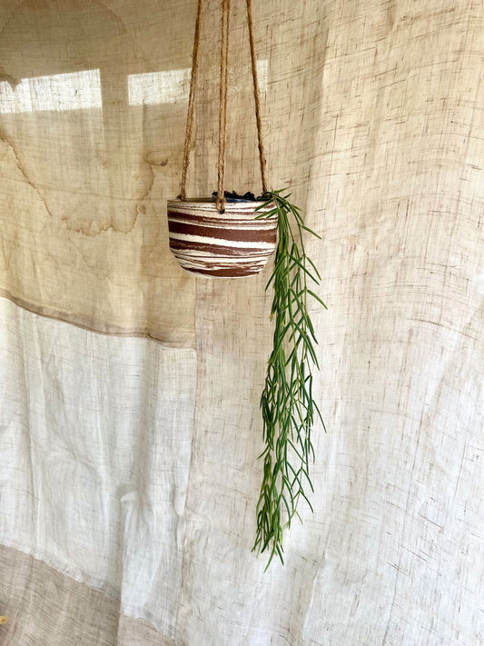 82 chocolate swirl planter - Mipa's pots and plants