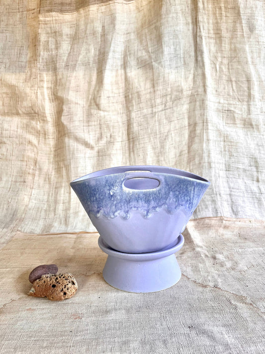 91 lavender purse planter set - Mipa's pots and plants