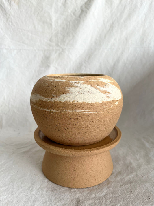 9 pedestal saucer set - Mipa's pots and plants