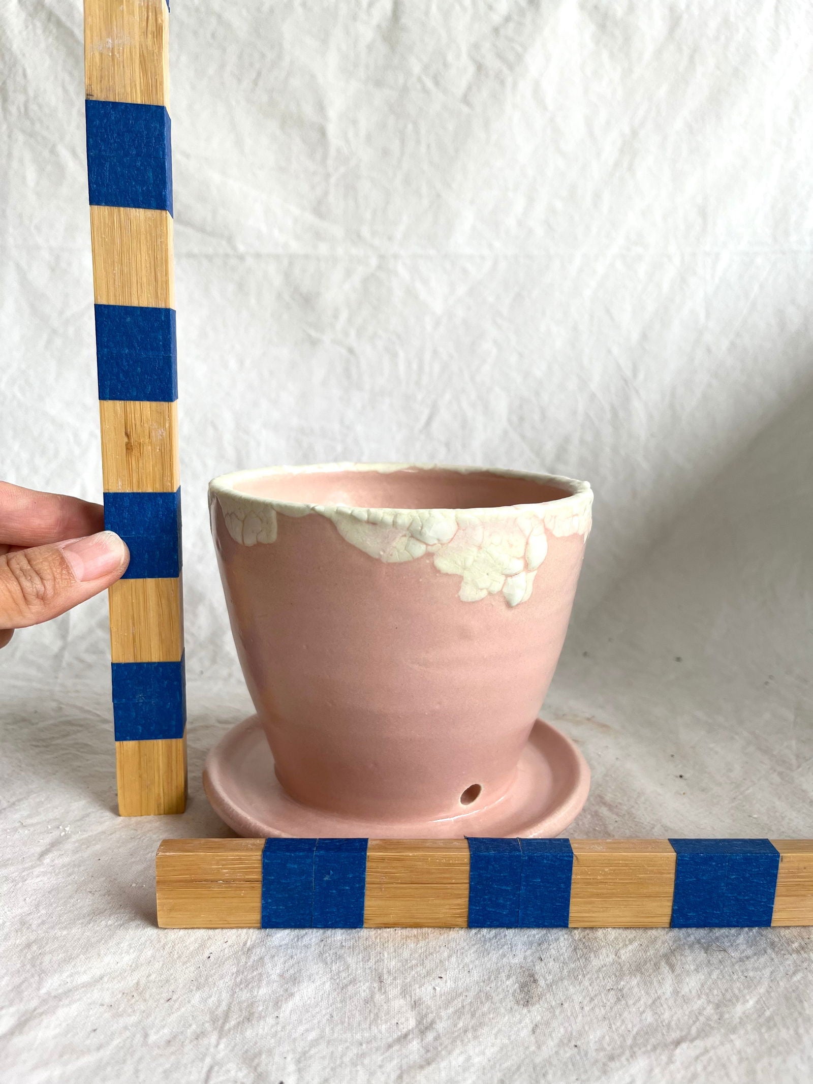 (Sale) 22 baby pink planter - Mipa's pots and plants