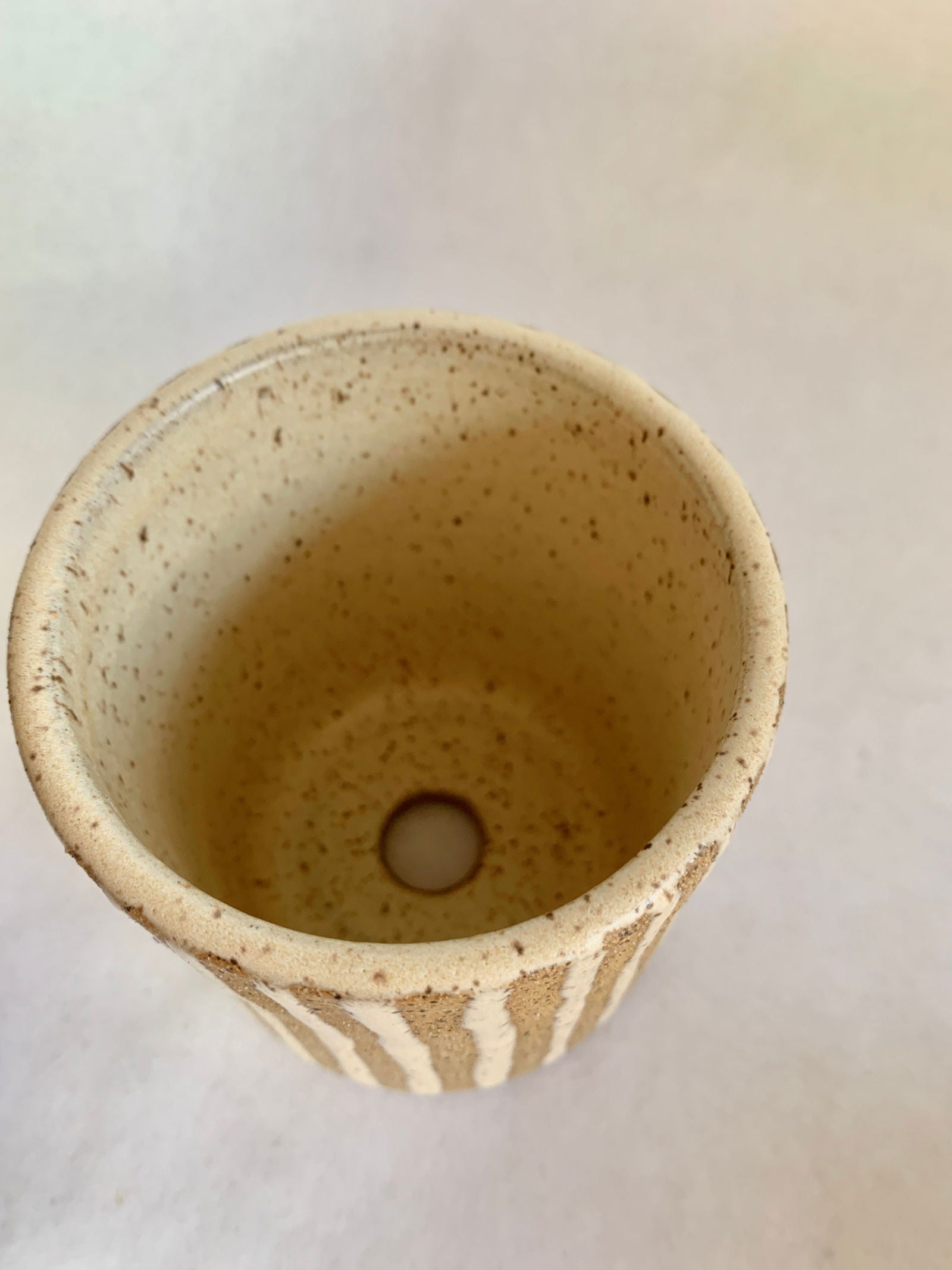 (Sale) 36 Striped planter - Mipa's pots and plants