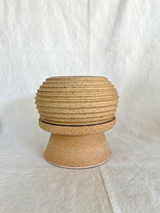 (Sale) 4-1 pedestal saucer set - Mipa's pots and plants