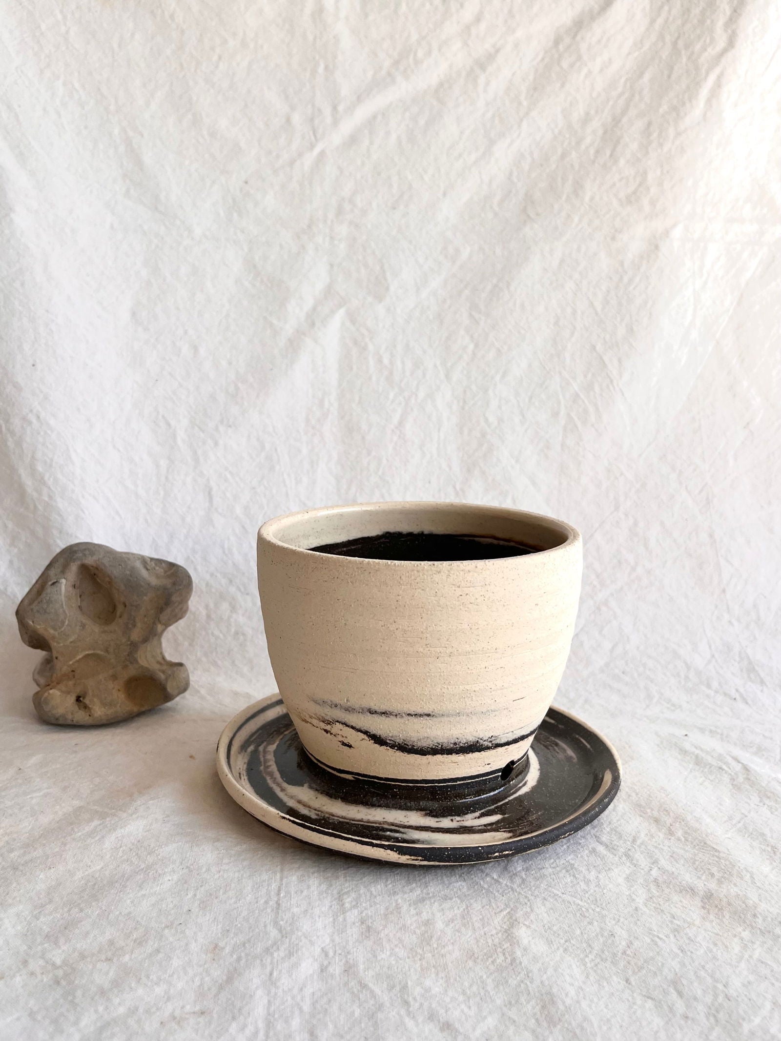 (Sale) 4 marble planter - Mipa's pots and plants