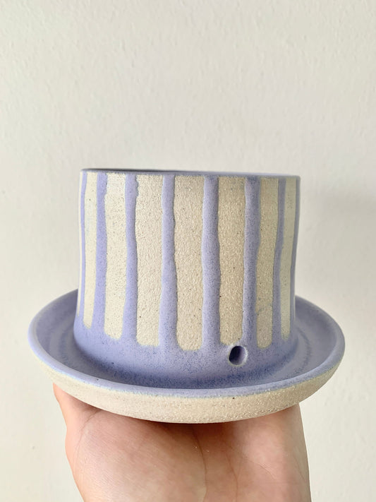 (Sale) 52 striped planter - Mipa's pots and plants